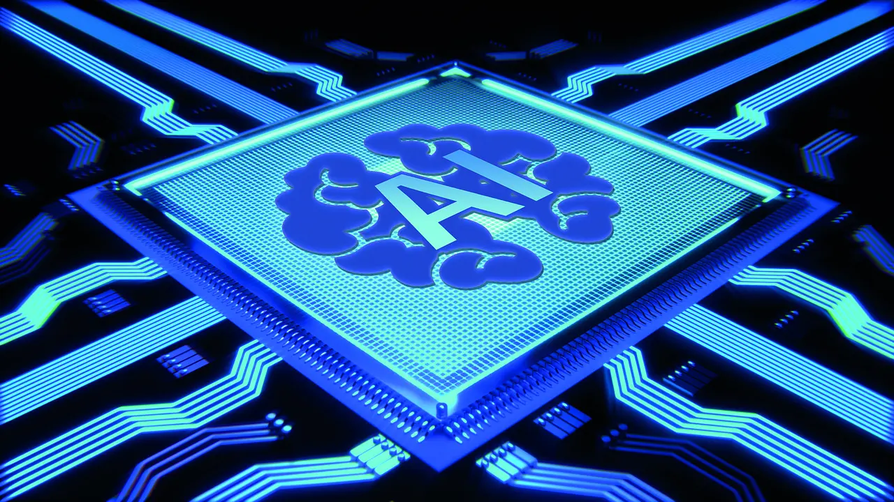 Ilustrasi chip AI. Credit: Pixabay/Frank Rietsch