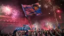 Bagi Napoli, ini bukan sekadar gelar keempat sepanjang sejarah klub. Capaian ini sekaligus menjadi penanda babak baru tim berjuluk Partenopei. (Alberto PIZZOLI/AFP)