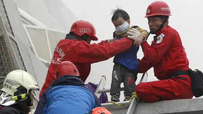 Mengerikan, Ini Video Detik-detik Gempa Dahsyat di Taiwan