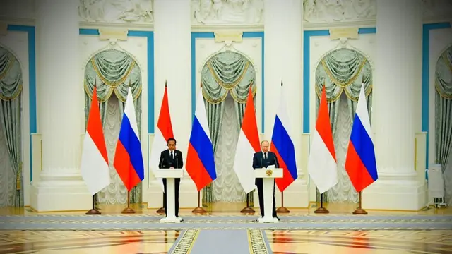 Presiden Jokowi Bertemu Vladimir Putin