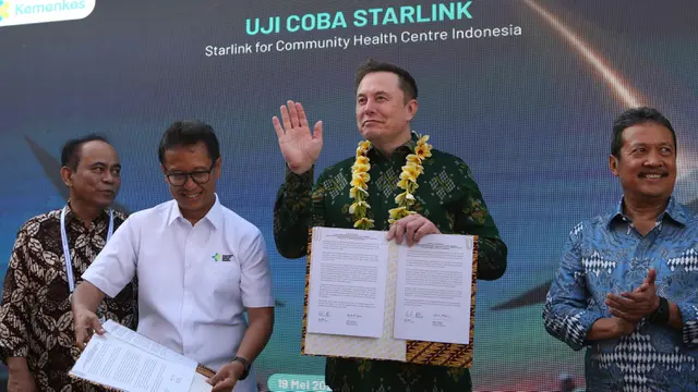 Elon Musk Tanda Tangani Mou Peluncuran Starlink