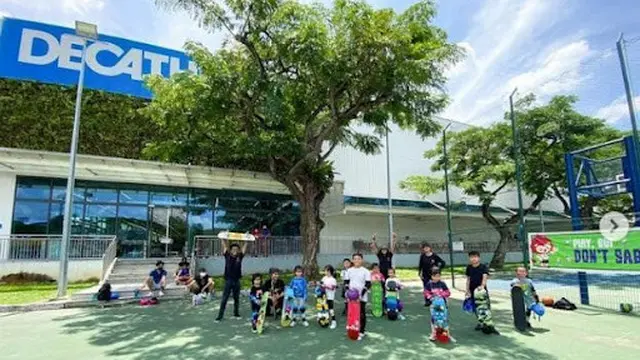 Salah satu fasilitas yang bisa dimanfaatkan di Decathlon/Instagram@decathlonsg.