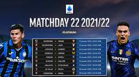Link Live Streaming Liga Italia 2021/2022 Matchday 22 di Vidio, 15-18 Januari 2022. (Sumber : dok. vidio.com)