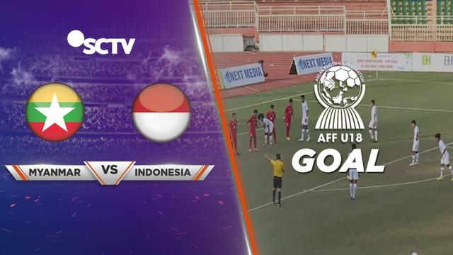 Berita video momen gol free kick Timnas Indonesia U-18, Rizky Ridho, saat bermain imbang 1-1 melawan Myanmar di Grup A Piala AFF U-18 2019, Rabu (14/8/2019).