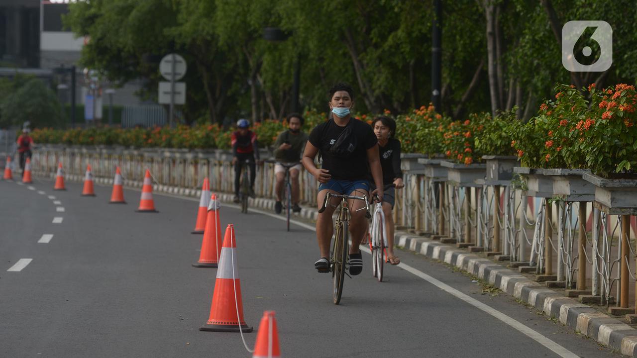 Aktivitas Warga Jakarta di Akhir Pekan Masa Perpanjangan PSBB Transisi
