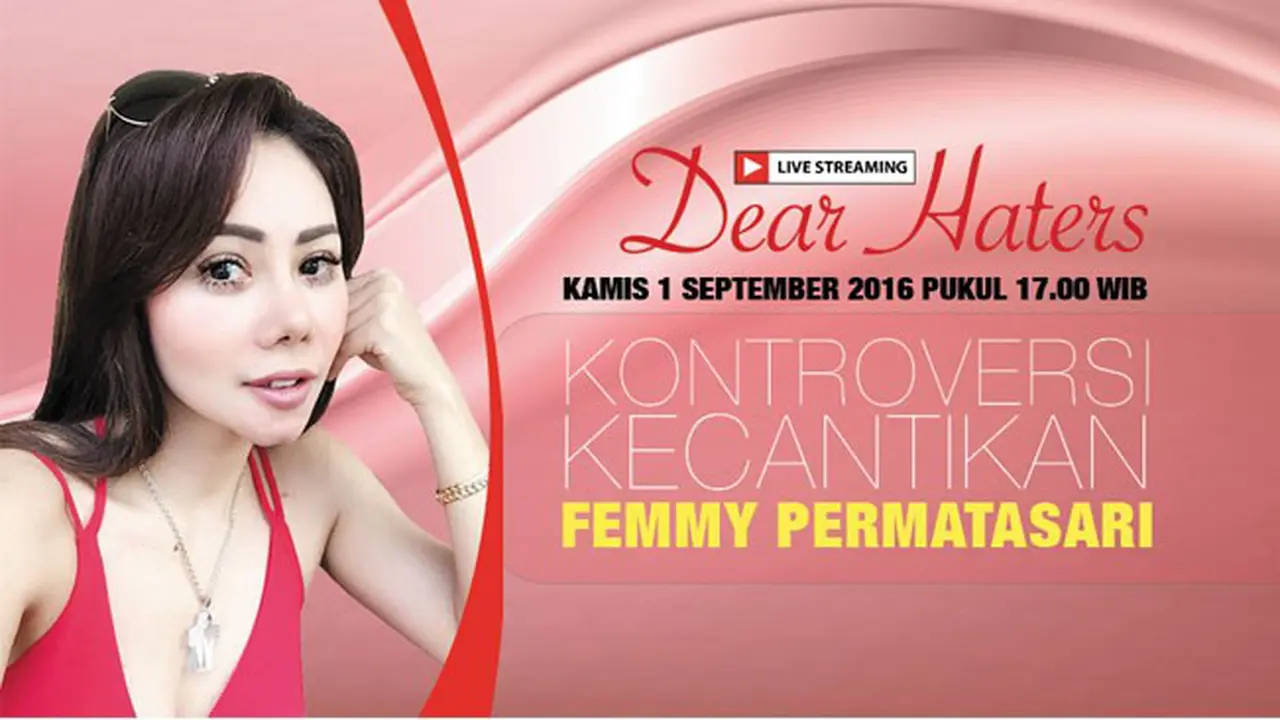 Saksikan Live Streaming Kontroversi Kecantikan Femmy Permatasari