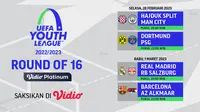 Live Streaming UEFA Youth League Round 16 Malam ini di Vidio Real Madrid Juvenil A Vs Salzburg U-19, Barcelona U-19 Vs AZ Alkmaar