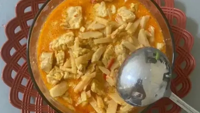 Resep gulai tempe rebung. (dok. Cookpad @Rikavero3009)
