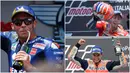 Berikut ini para pebalap MotoGP yang mempunyai Follower terbanyak di Instagram. Posisi teratas dikuasai oleh Valentino Rossi dan Marc Marquez menempel di posisi ke dua. (Foto Kolase AP dan AFP)