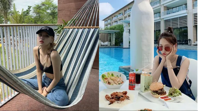 Selebriti Korea liburan di Bali