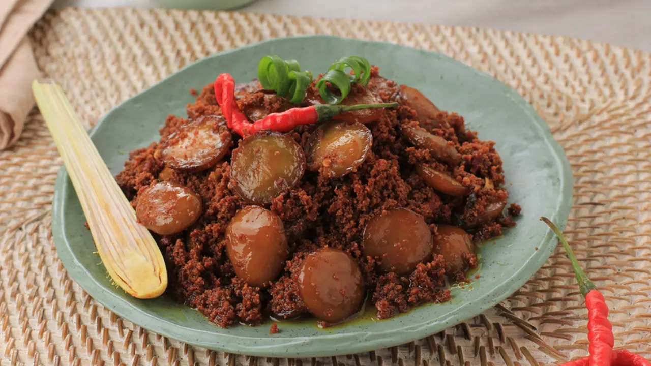 resep rendang jengkol padang