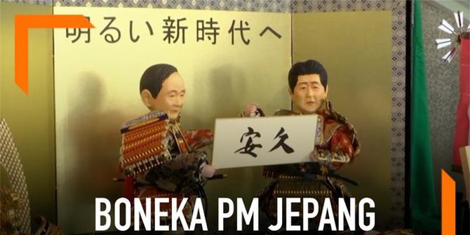 VIDEO: Sambut Era Kaisar Baru, Boneka PM Jepang Diluncurkan