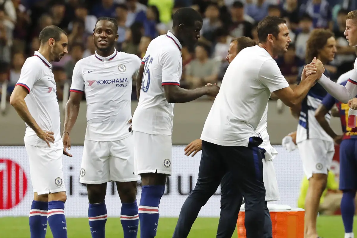 Ekspresi Frank Lampard Usai Beri Kemenangan Pertama untuk Chelsea