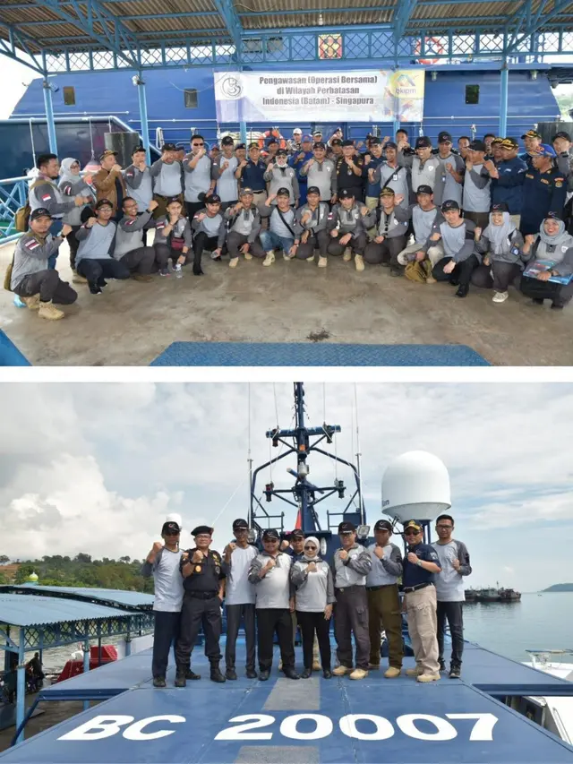 Badan Karantina Ikan, Pengendalian Mutu dan Keamanan Hasil Perikanan (BKIPM) menggelar operasi bersama rutin di beberapa wilayah perbatasan Indonesia. Dok KKP