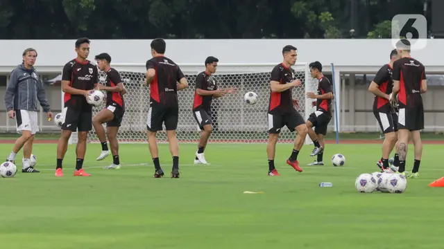 Timnas Indonesia Gelar Latihan dan Peningkatan Koordinasi antar Lini