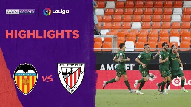 Highlights La Liga, Valencia Kalah Dikandang Sendiri Melawan Athletic Bilbao