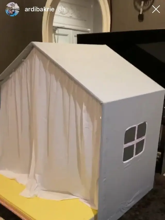 Rumah mainan anak-anak Nia Ramadhani dan Ardi Bakrie (Instagram Stories)