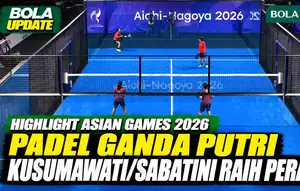 Highlight Final Padel Putri: F Kusumawati/F Sabatini Raih Perak Asian Games 2026