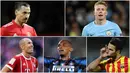 Berikut ini para pemain bintang yang pernah ditangani dua pelatih top, Pep Guardiola dan Jose Mourinho. Diantaranya, Samuel Eto'o, Zlatan Ibrahimovic dan Kevin De Bruyne.