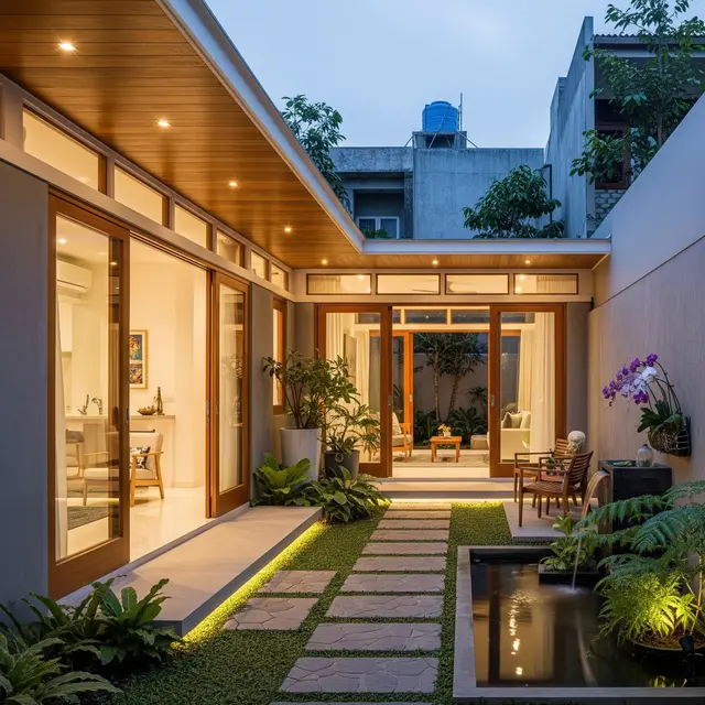 9 Desain Rumah Leter L yang Cocok untuk Lahan Memanjang, Fungsional dan Estetik