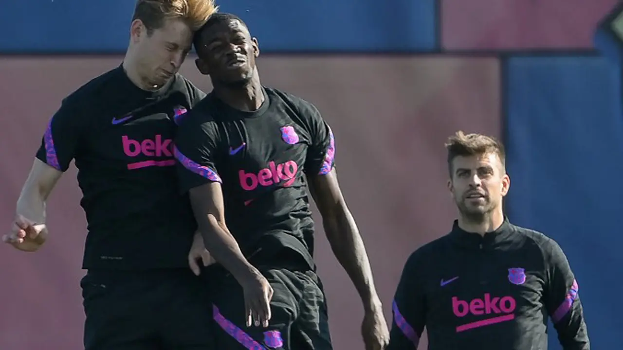 FOTO: Barcelona Siap Duel Lawan Dynamo Kiev di Liga Champions