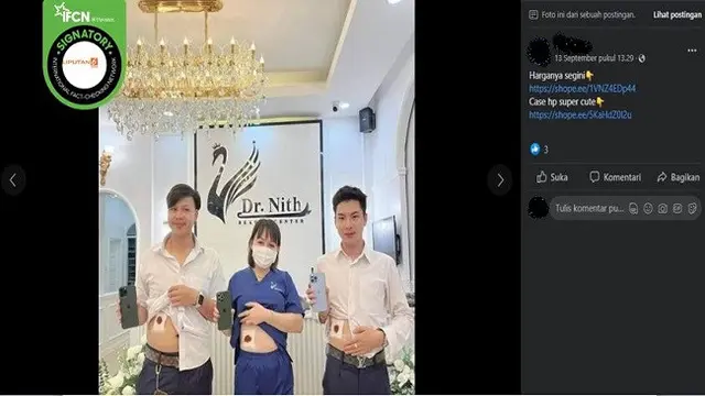 Gambar Tangkapan Layar Foto yang Diklaim Sejumlah Orang Rela Menjual Ginjalnya Demi Mendapatkan iPhone Terbaru (sumber: Facebook).