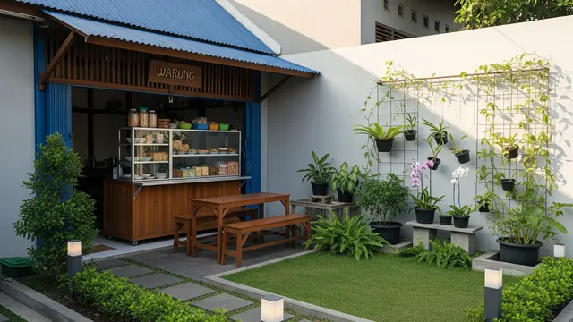 Warung dengan Pengelolaan Air yang Baik
