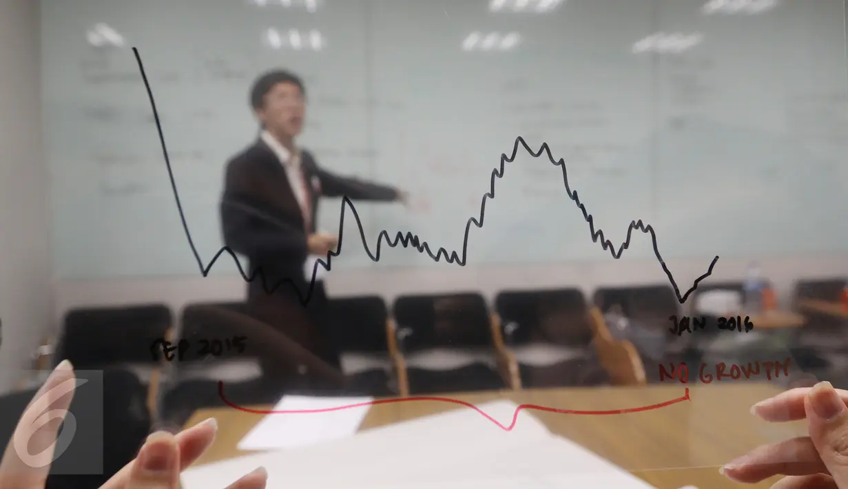 Mahasiswa UGM Jogjakarta sedang berdiskusi untuk merumuskan strategis bisnis dalam HSBC Business Case Competition (BCC) di Sampoerna University, Jakarta, Sabtu (01/4). (Liputan6.com/Fery Pradolo)