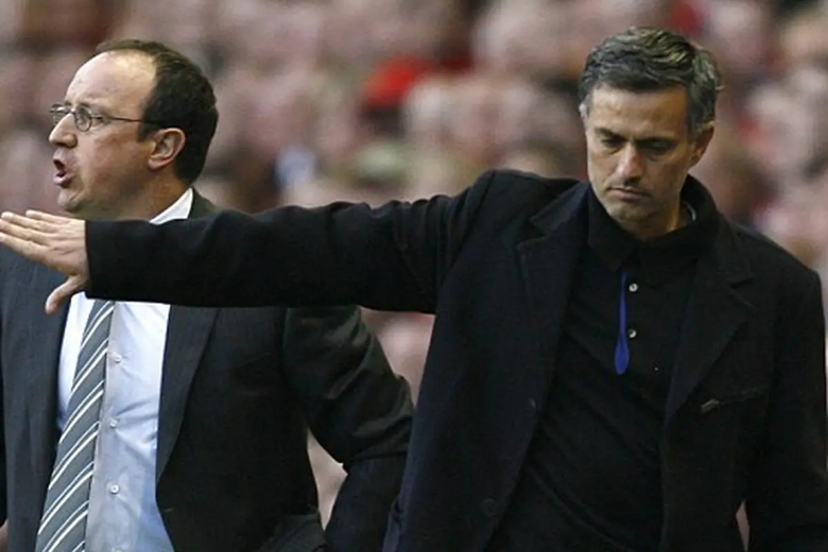 Rafael Benitez dan Jose Mourinho