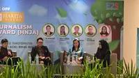 Diskusi yang digelar Energy Editor Society (E2S) dengan tema Uncovering ESG Transformation in Indonesia’s Nickel Mining Industry di Jakarta, Jumat (4/7/2025). Foto: Nurmayanti