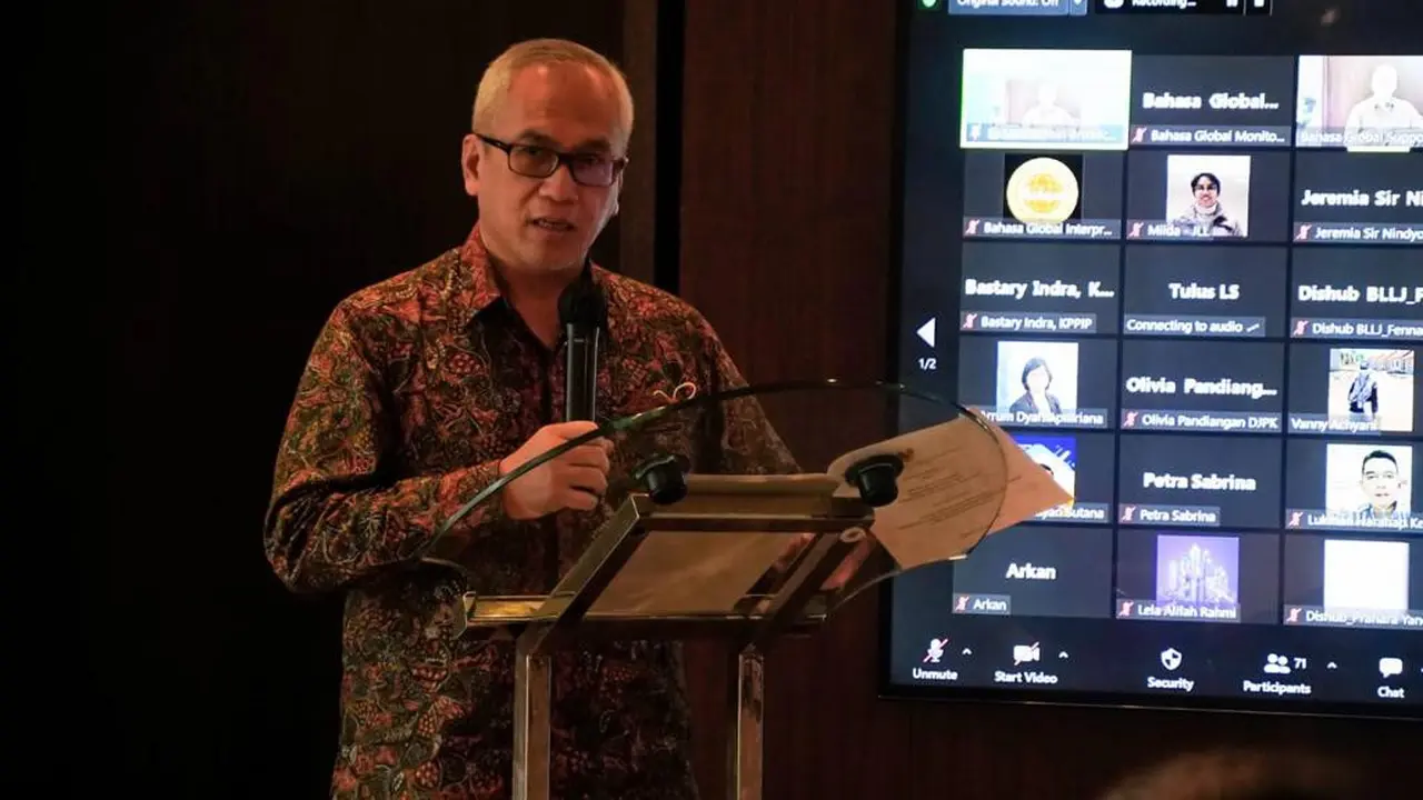 Deputi Bidang Koordinasi Pengembangan Wilayah dan Tata Ruang Kementerian Koordinator Bidang Perekonomian Wahyu Utomo