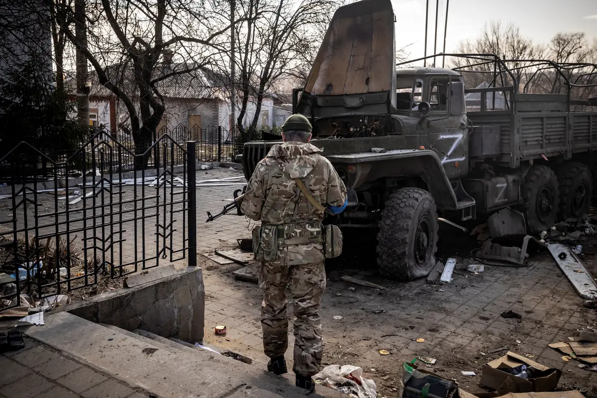 Ukraina Kembali Rebut Kota Trostianets dari Rusia