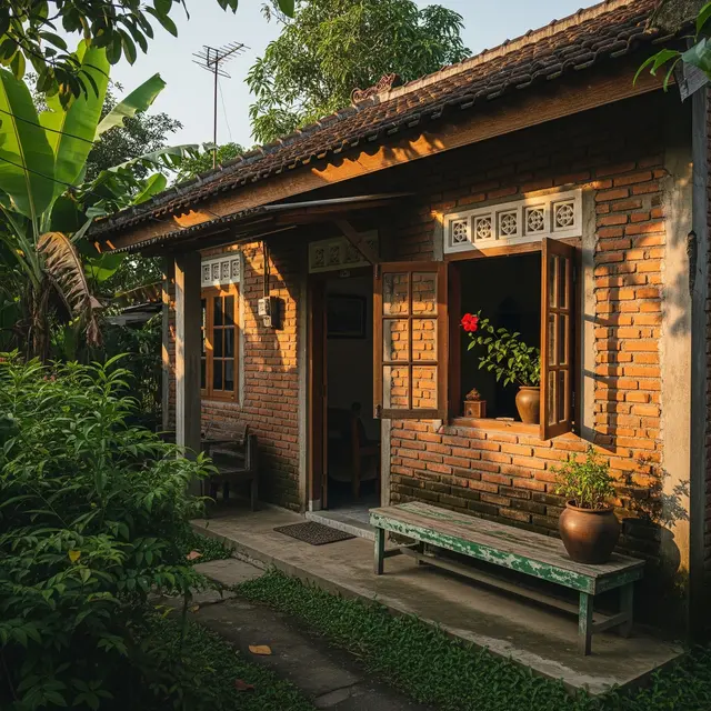 9 Rumah Sederhana Era 90-an tapi Tetap Modern di Desa, Harmoni Klasik Tak Lekang Waktu