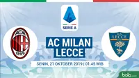 AC Milan Imbang Melawan Lecce, Pioli: Kami Bisa Belajar dari Hasil Ini