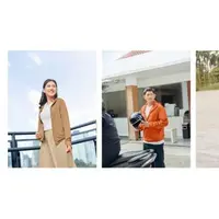 Simak pilihan outfit Shenina Cinnamon, Ibnu Jamil, dan Bryan Domani untuk melindungi kulit dari sinar UV (UNIQLO)