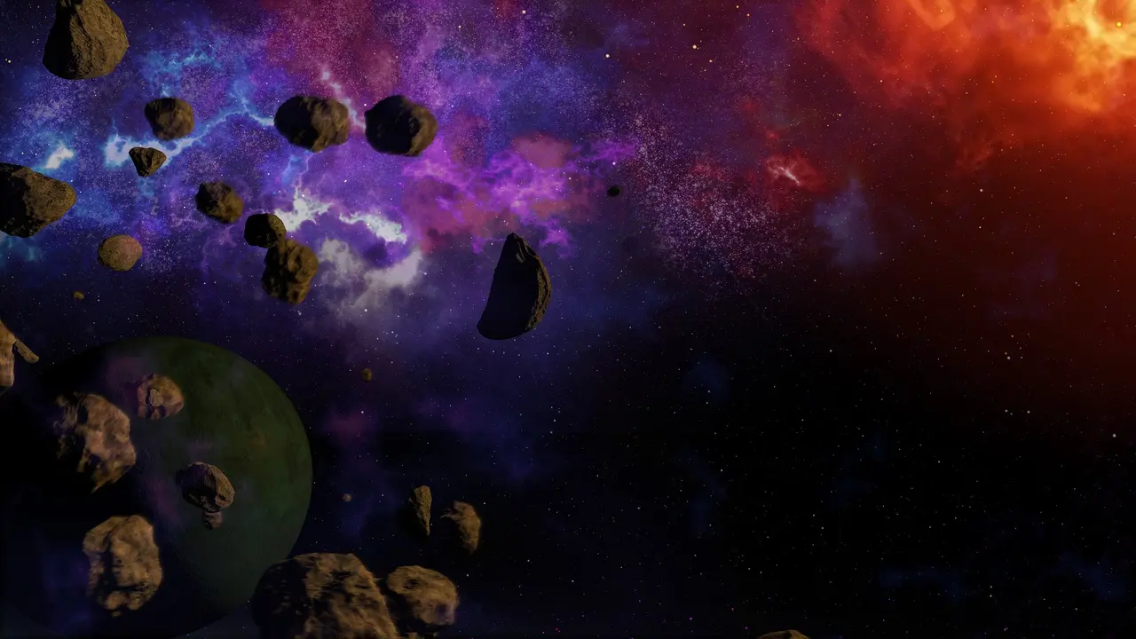 Ilustrasi asteroid