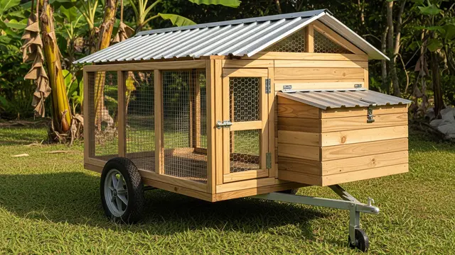 Kandang Portable dari Rangka Kayu Bekas