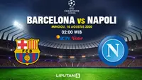 Live Streaming Liga Champions: Barcelona vs Napoli di Vidio
