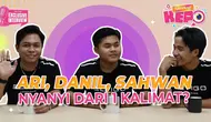 Ketika Ari, Sahwan dan Danil DA8 Main Games Lirik Satu Kata, Siapa yang Menang