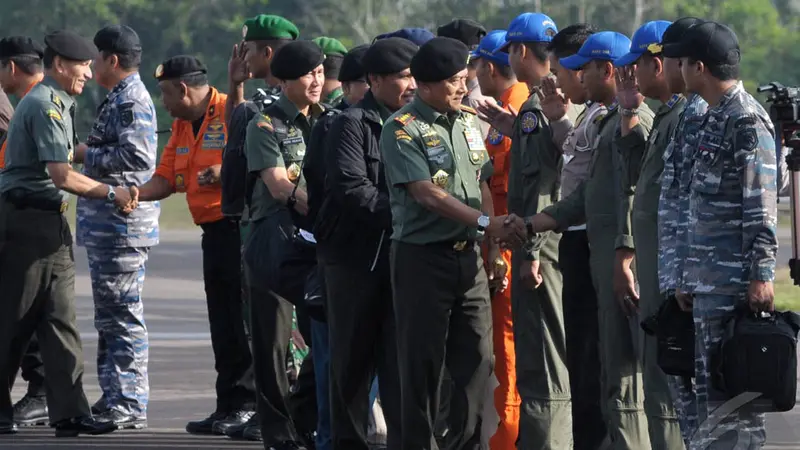 Panglima TNI Pimpin Operasi Pengangkatan Ekor AirAsia QZ8501