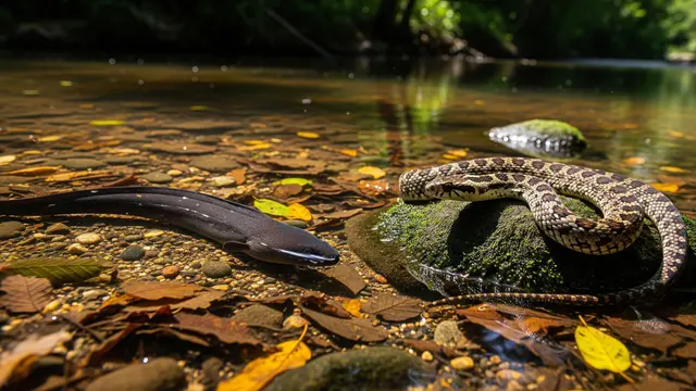 5 Perbedaan Belut Vs Ular, Ini Cara Mengenalinya Jika Bertemu di Sungai