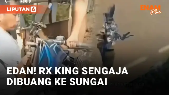 Buang RX King ke Sungai, Sekelompok Pria Banjir Kecaman