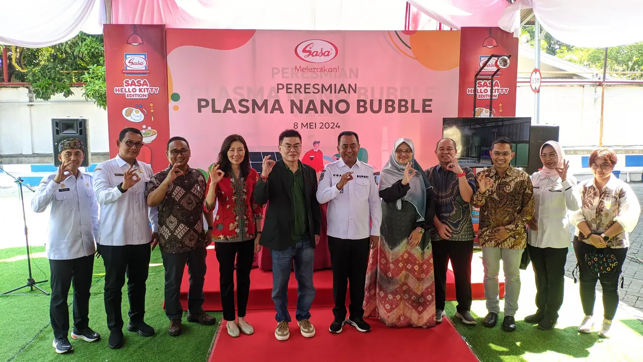 PT Sasa Inti Resmikan Penggunaan PLTS, PNB dan PAUD