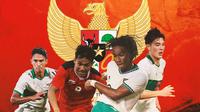 Timnas Indonesia - Wonderkid Indonesia: Witan Sulaeman, Ronaldo Kwateh, Marselino Ferdinand dan Elkan Baggott (Bola.com/Adreanus Titus)