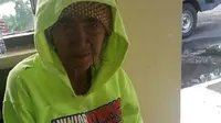 Nenek berusia satu abad yang diturunkan paksa dari bus itu hendak turun di Larangan, Tegal. (Liputan6.com/Fajar Eko Nugroho)