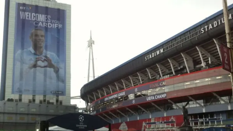 National Stadium atau Millenium Stadium berbenah usai gelar final Liga Champions antara Juventus vs Real Madrid 