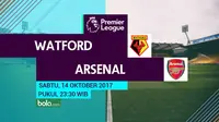 Premier League 2017 Watford Vs Arsenal (Bola.com/Adreanus Titus)