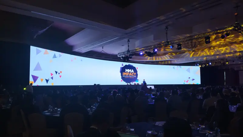 Mobile Marketing Association (MMA) kembali menggelar forum MMA Impact Indonesia 2019 di Jakarta, Kamis 3 Oktober 2019. Liputan6.com/Athika Rahma