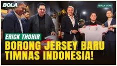 Momen Erick Thohir Borong Jersey Baru Timnas Indonesia