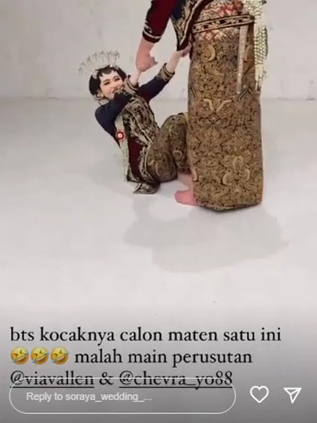 6 Potret Prewedding Via Vallen dan Chevra Yolandi dengan Adat Jawa, Banjir Pujian